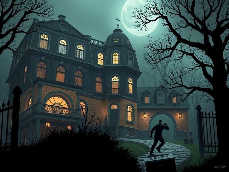 Eerie Mansion Run story concept art